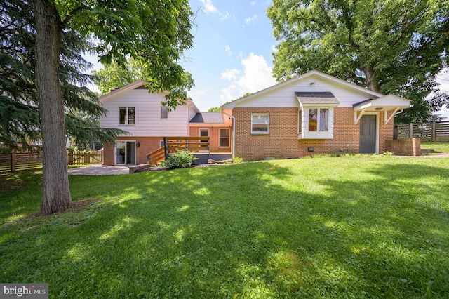 1104 Milroy Ct, Winchester, VA 22601 - back of house with brick siding and crawl space