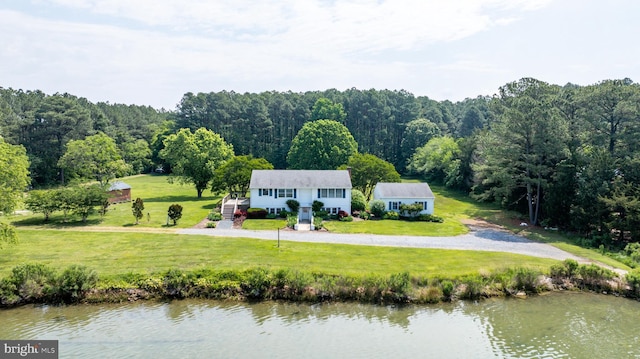 5850 Irish Creek Rd, Royal Oak, MD 21662 - aerial view of property and surrounding area featuring a large body of water and a forest