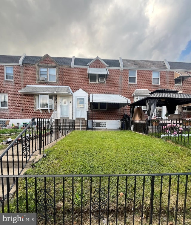 7164 Walker St, Philadelphia, PA 19135 - back of property featuring brick siding