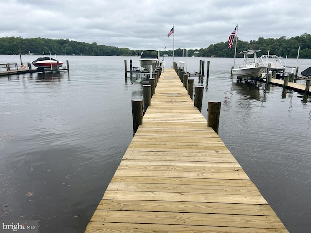 569 Highbank Rd, Severna Park, MD 21146 - dock with boat lift and a water view