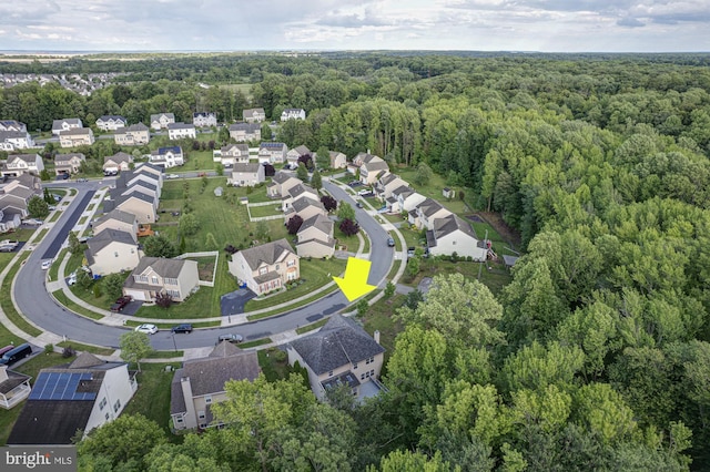 857 Barcelona St, Townsend, DE 19734 - aerial view of property and surrounding area with a forest and nearby suburban area
