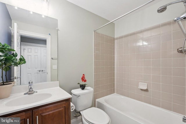20677 Erskine Ter, Ashburn, VA 20147 - bathroom with vanity, toilet, and  shower combination