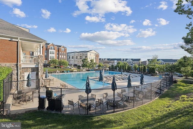 20677 Erskine Ter, Ashburn, VA 20147 - community pool with a residential view