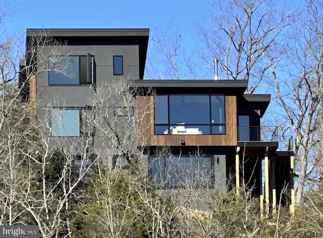 LOT316 Sycamore Rd, Mount Jackson, VA 22842 - back of house with stucco siding