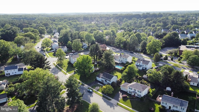 813 Pointer Ridge Dr, Gaithersburg, MD 20878 - aerial view of residential area with a forest