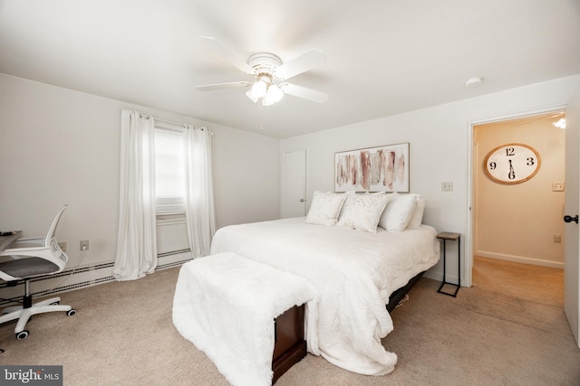 200 Maplewood Dr Unit 20, Pottstown, PA 19464 - carpeted bedroom with a ceiling fan