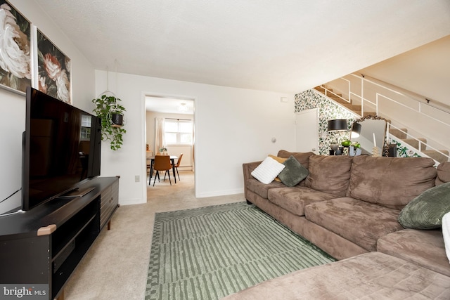 200 Maplewood Dr Unit 20, Pottstown, PA 19464 - living area with carpet floors and baseboards