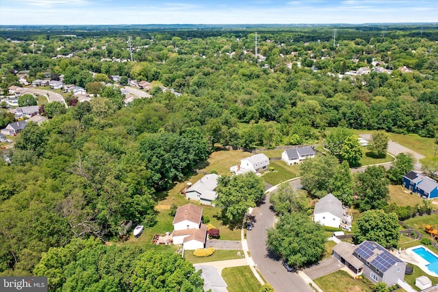 8 Crestwood Dr, Hamilton, NJ 08690 - aerial perspective of suburban area with a forest