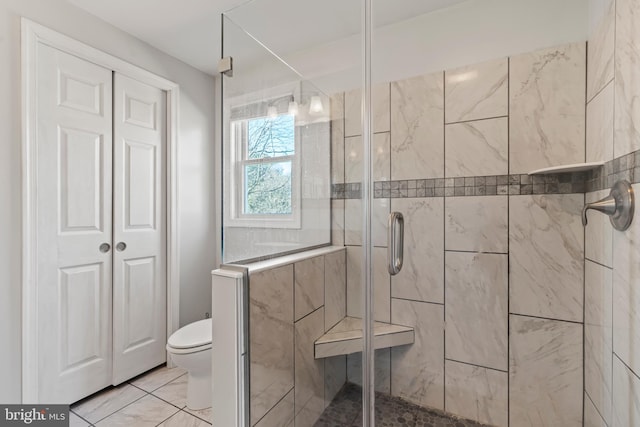 18000 Davis Ln, Boonsboro, MD 21713 - full bath featuring a shower stall and toilet