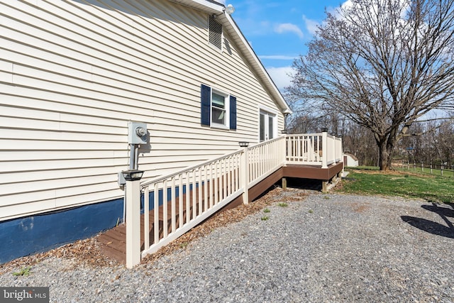 18000 Davis Ln, Boonsboro, MD 21713 - view of property exterior featuring a wooden deck