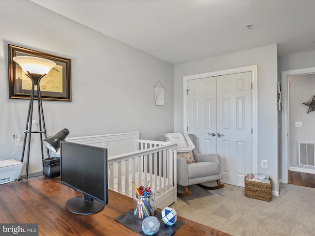 108 Timberlake Ter Unit 7, Stephens City, VA 22655 - bedroom featuring a closet, a crib, and baseboards