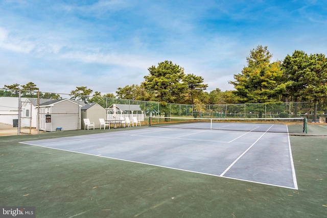 53 Stockport Dr, Toms River, NJ 08757 - view of tennis court with community basketball court