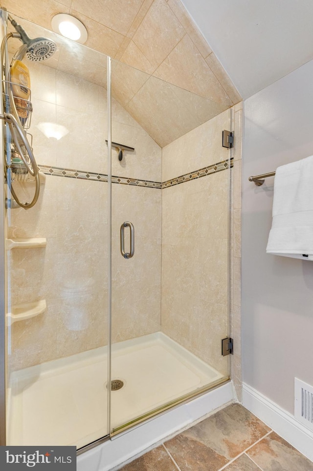 8314 Graceway Dr, Lorton, VA 22079 - bathroom with a stall shower and baseboards