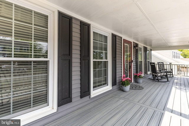 8314 Graceway Dr, Lorton, VA 22079 - view of wooden porch
