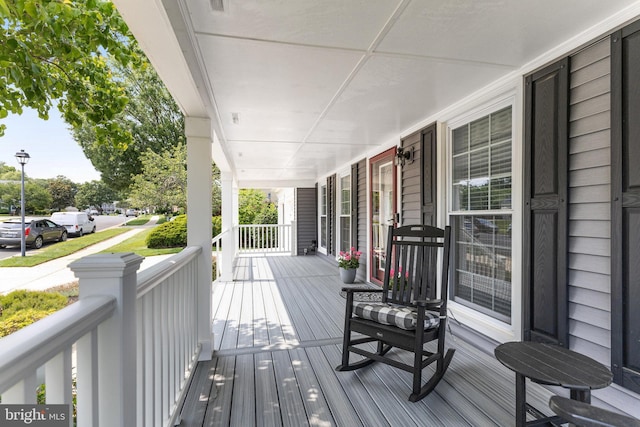 8314 Graceway Dr, Lorton, VA 22079 - view of wooden porch