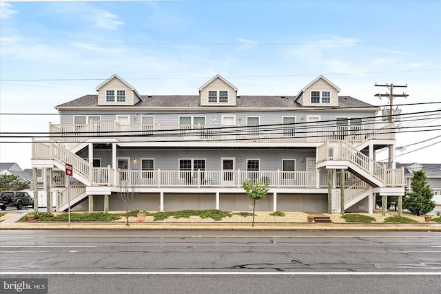 2033 Rte 35 N Unit B- N, Seaside Heights, NJ 08751 - multi unit property featuring stairway and roof with shingles