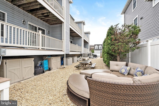 2033 Rte 35 N Unit B- N, Seaside Heights, NJ 08751 - view of patio featuring an outdoor hangout area