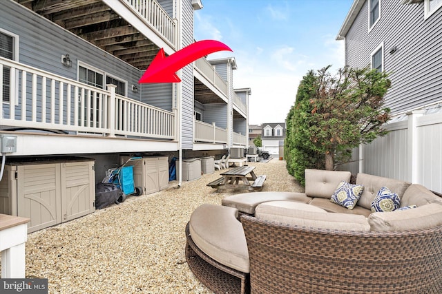 2033 Rte 35 N Unit B- N, Seaside Heights, NJ 08751 - view of patio / terrace featuring outdoor lounge area