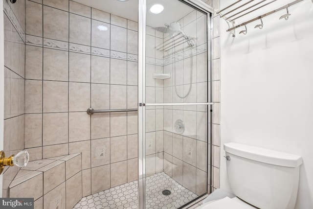 5904 Mount Eagle Dr Unit 1105, Alexandria, VA 22303 - bathroom featuring toilet and a stall shower