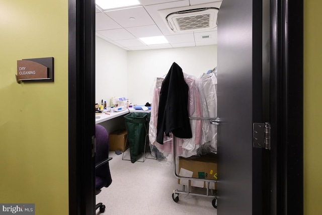 5904 Mount Eagle Dr Unit 1105, Alexandria, VA 22303 - misc room featuring a drop ceiling and carpet floors