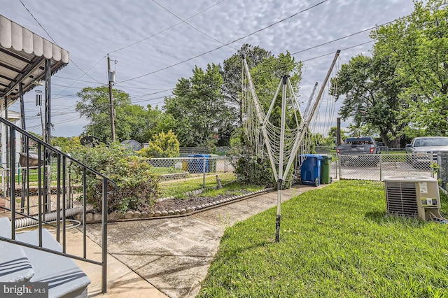 1210 Delbert Ave, Baltimore, MD 21222 - view of yard featuring central air condition unit