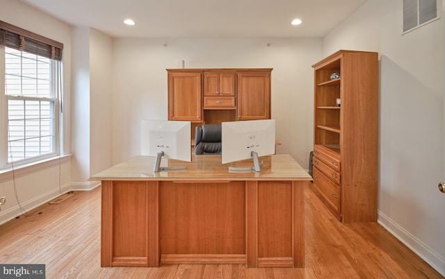 2056 Derbyshire Rd, Furlong, PA 18925 - office space with light wood-style floors, baseboards, and recessed lighting