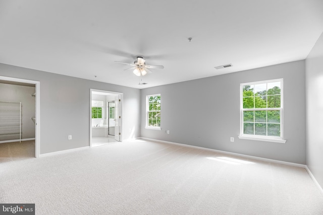 15626 Chadsey Ln, Brandywine, MD 20613 - empty room with baseboards, ceiling fan, and light colored carpet