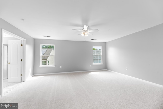 15626 Chadsey Ln, Brandywine, MD 20613 - empty room with ceiling fan, baseboards, and healthy amount of natural light