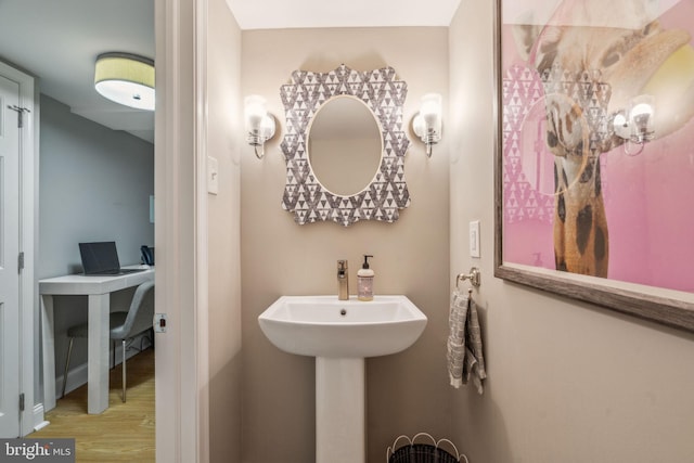 403 S Alder St, Philadelphia, PA 19147 - bathroom with wood finished floors