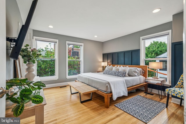 403 S Alder St, Philadelphia, PA 19147 - bedroom featuring wood finished floors and recessed lighting
