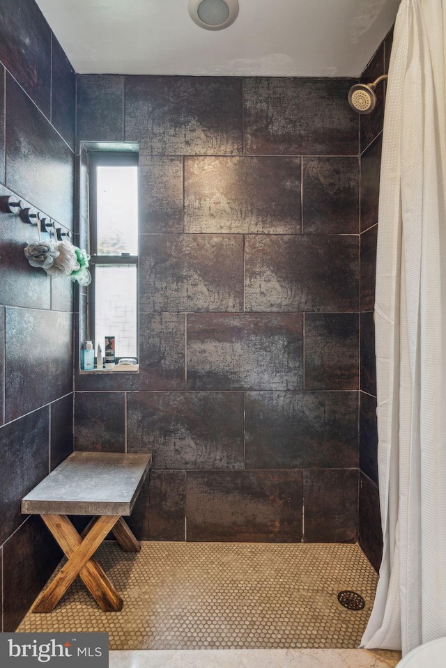 403 S Alder St, Philadelphia, PA 19147 - full bath featuring tiled shower