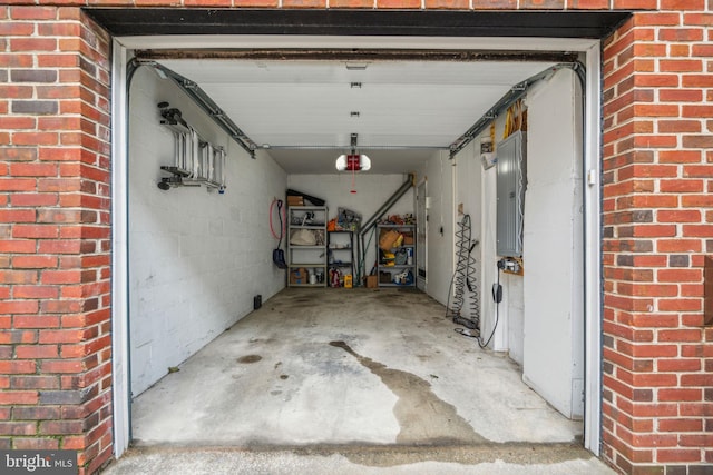 403 S Alder St, Philadelphia, PA 19147 - garage with electric panel and a garage door opener