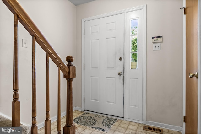 2428 Pliner Ct, Atco, NJ 08004 - entryway featuring stairs and baseboards