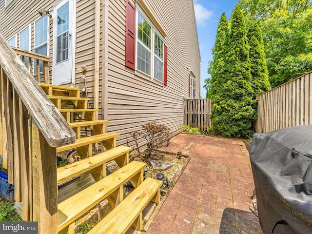 5500 Upshur Sq, Frederick, MD 21703 - view of home's exterior featuring a patio