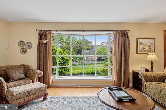 1 Locust Ln, Media, PA 19063 - living area featuring light wood finished floors