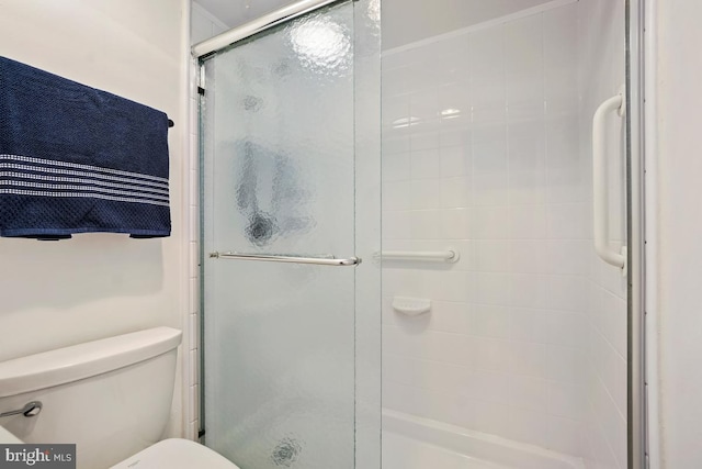 5904 Mount Eagle Dr Unit 1003, Alexandria, VA 22303 - bathroom featuring a stall shower and toilet