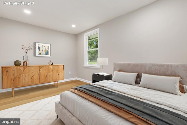 1106 Fiji Ave, Landover, MD 20785 - bedroom featuring wood finished floors, baseboards, and recessed lighting