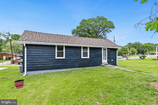 1106 Fiji Ave, Landover, MD 20785 - view of front facade featuring a front lawn and roof with shingles