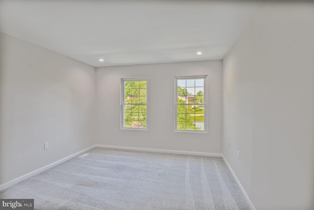 8118 Chapel Cove Dr, Laurel, MD 20707 - carpeted empty room with baseboards and recessed lighting