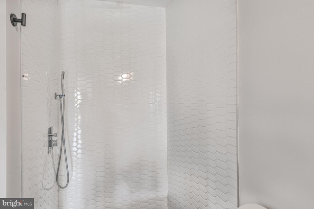 8118 Chapel Cove Dr, Laurel, MD 20707 - bathroom view of a tile shower and toilet