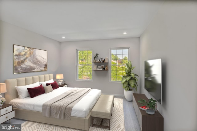 8118 Chapel Cove Dr, Laurel, MD 20707 - bedroom featuring recessed lighting and baseboards