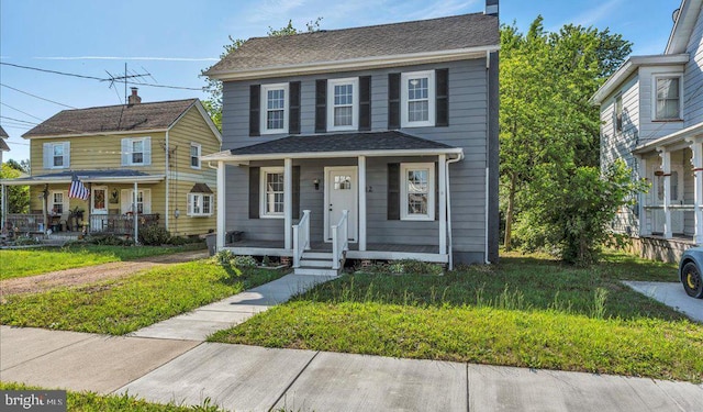 212 Broad St, Elmer, NJ 08318 - view of front of home with covered porch