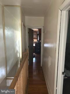 3976 Wyalusing Ave, Philadelphia, PA 19104 - corridor featuring dark wood-type flooring