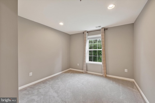 9830 Forge Valley Ct, Perry Hall, MD 21128 - carpeted spare room featuring baseboards and recessed lighting