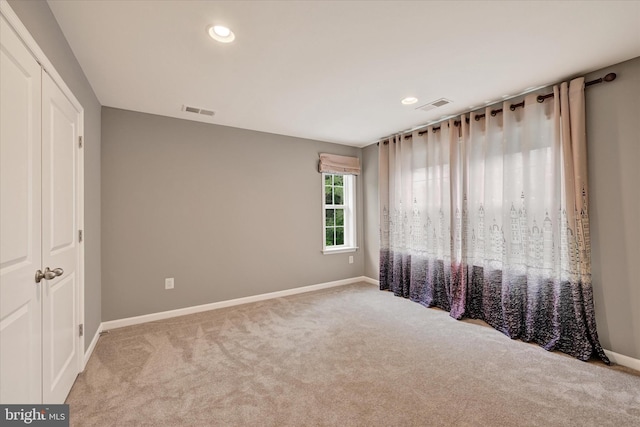 9830 Forge Valley Ct, Perry Hall, MD 21128 - unfurnished bedroom with carpet, baseboards, and recessed lighting