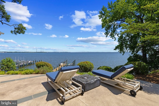 2514 Lyon Dr, Annapolis, MD 21403 - water view with a boat dock