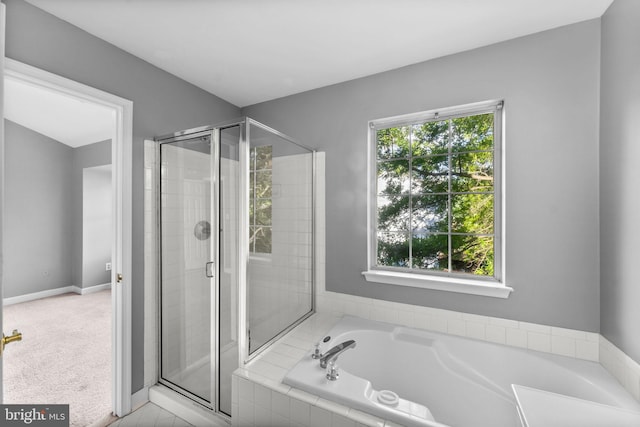 20580 Willoughby Sq, Sterling, VA 20165 - full bath with a garden tub and a stall shower
