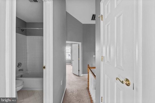 20580 Willoughby Sq, Sterling, VA 20165 - bathroom with toilet,  shower combination, baseboards, and vanity