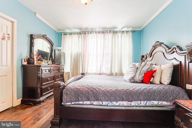 4719 Rorer St, Philadelphia, PA 19120 - bedroom with ornamental molding and wood finished floors