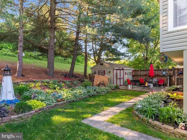 4333 Declaration Cir, Belcamp, MD 21017 - view of yard with an outdoor fire pit and a patio
